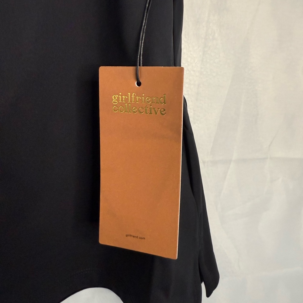 Girlfriend Collective High Rise Sport Skort in Black Size XS NWT - Picture 11 of 12